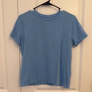 Under Armour Light Blue Loose Charged Cotton Crewneck Tee